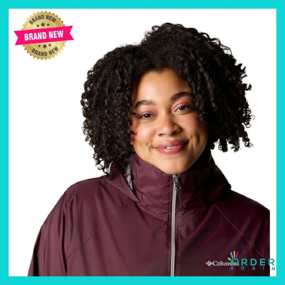 Packable Rain Jacket Lightweight Waterproof Hooded Classic Outdoor Travel Wear - Picture 4 of 7